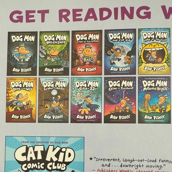 Dog Man: Mothering Heights by - Blue and Yellow Cover - Picture 2 of 9